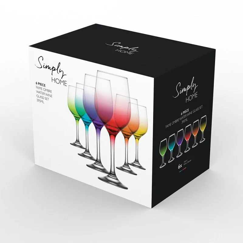 Fame Ombre Wine Glass Set of 6