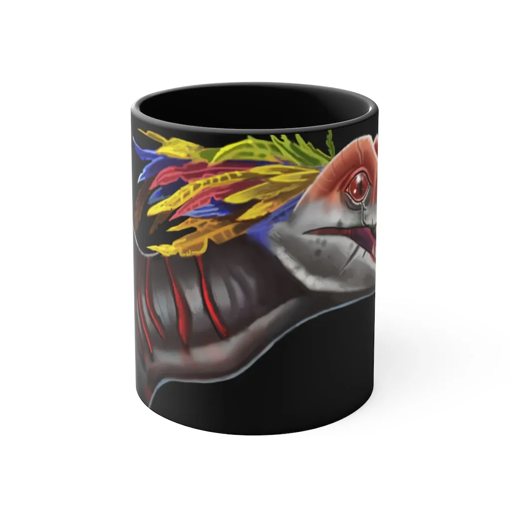 Feathered Raptor Accent Mug