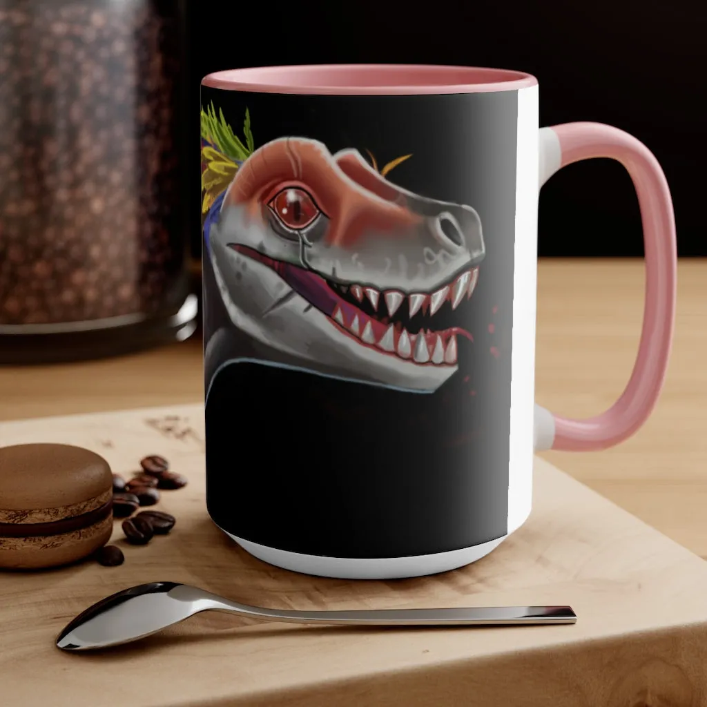 Feathered Raptor Accent Mug