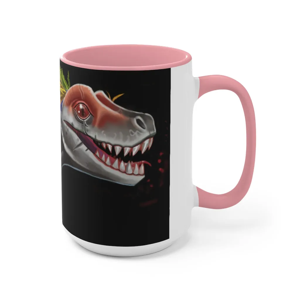 Feathered Raptor Accent Mug