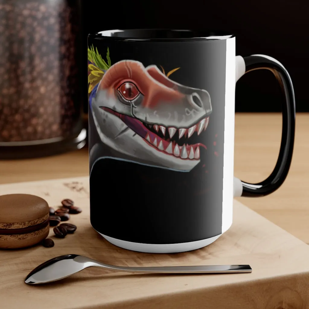 Feathered Raptor Accent Mug