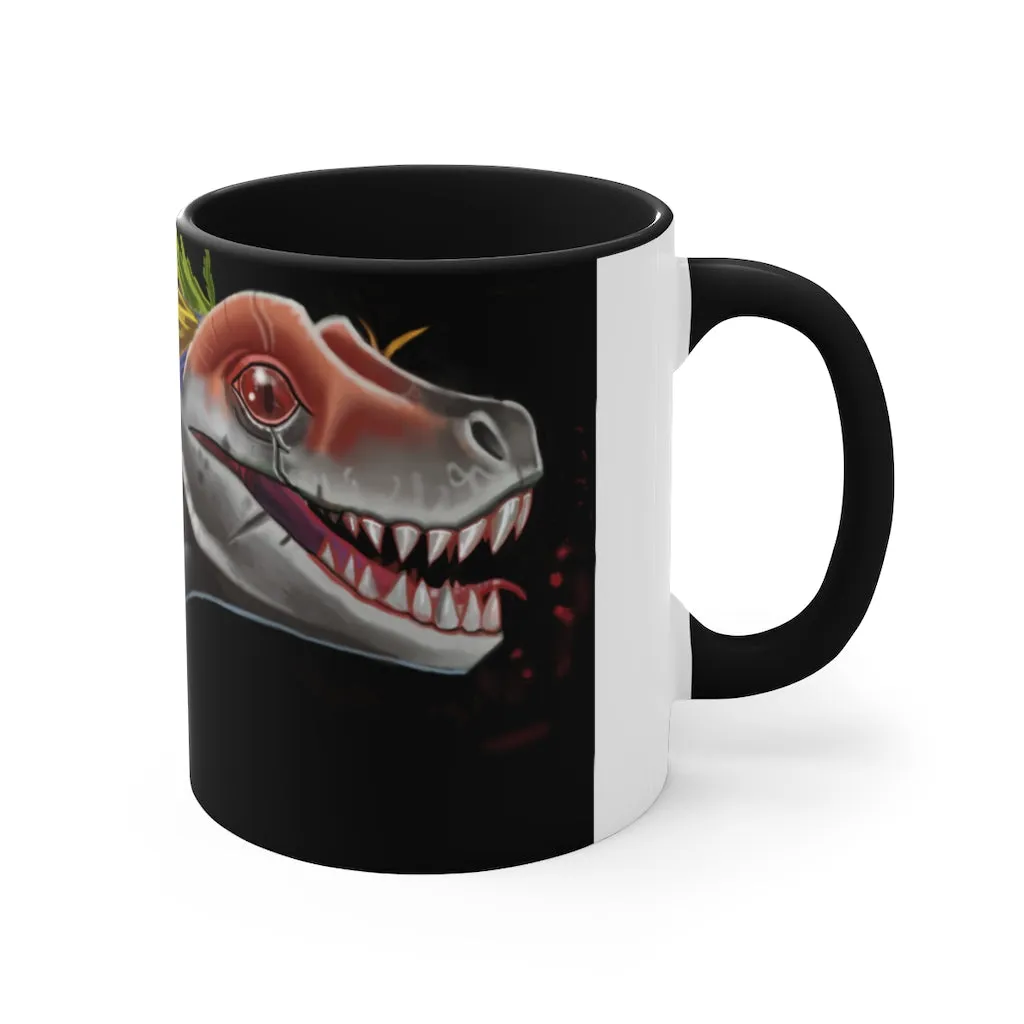 Feathered Raptor Accent Mug