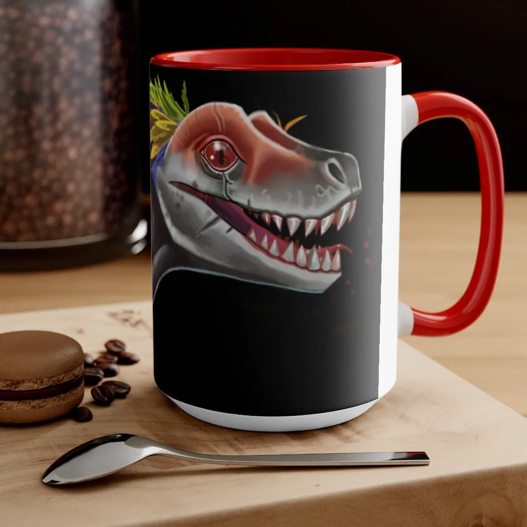 Feathered Raptor Accent Mug