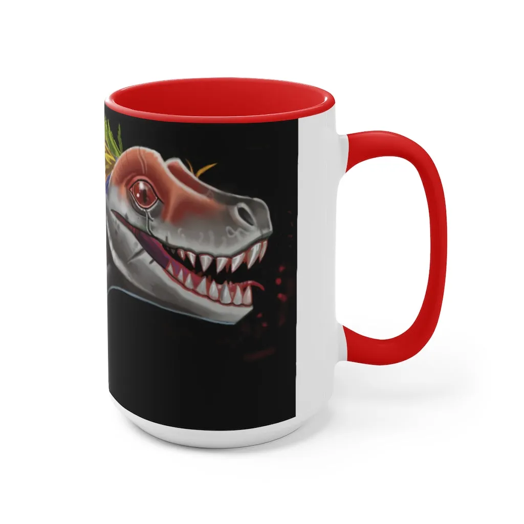 Feathered Raptor Accent Mug