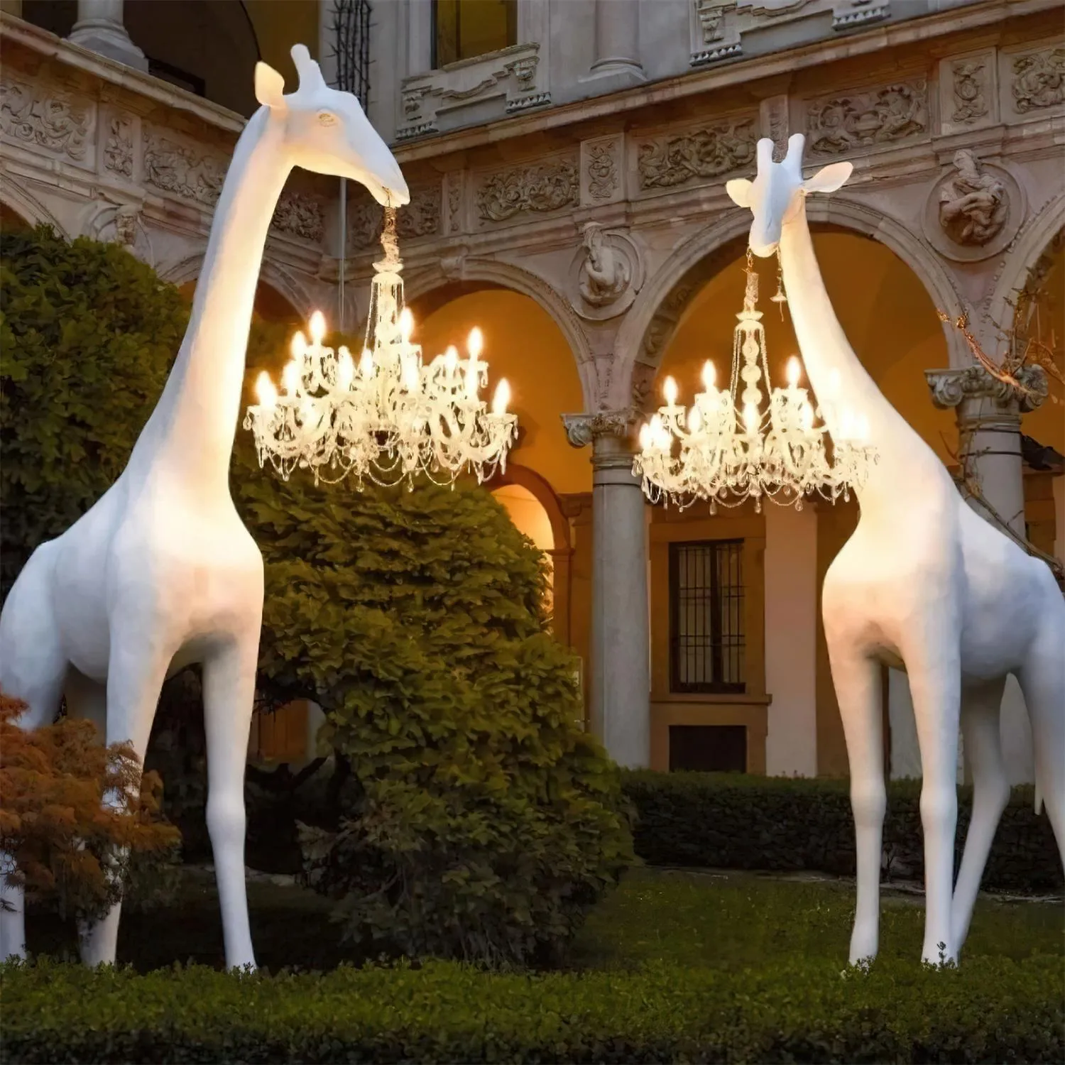 Giraffe Sculpture Floor Lamp