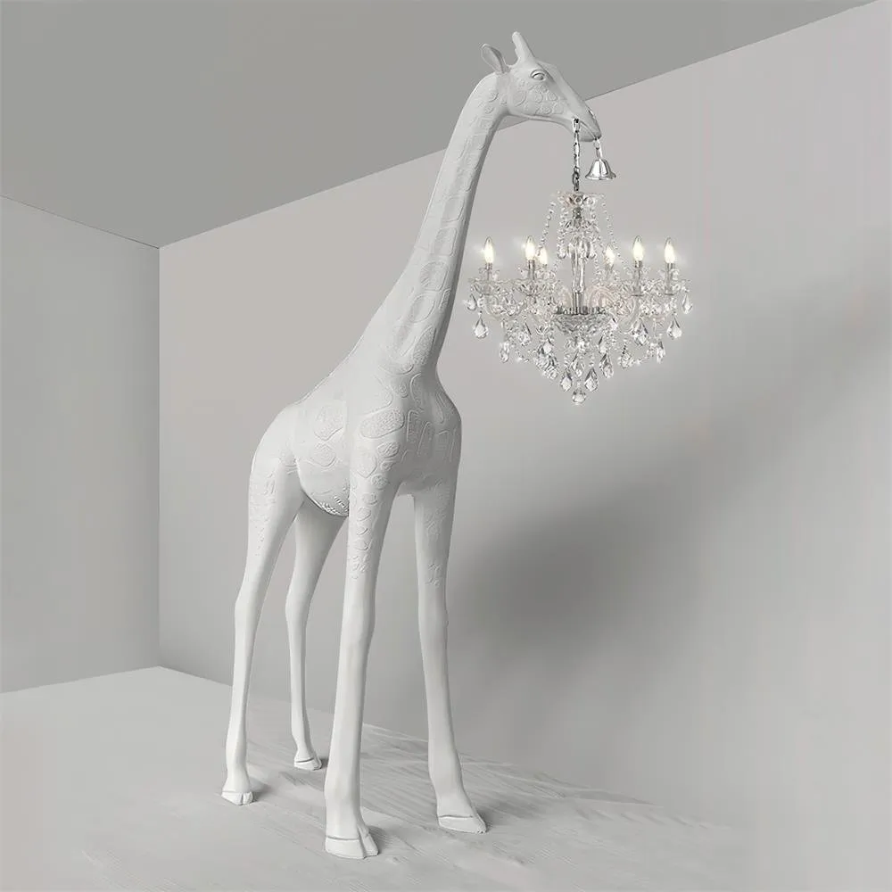 Giraffe Sculpture Floor Lamp