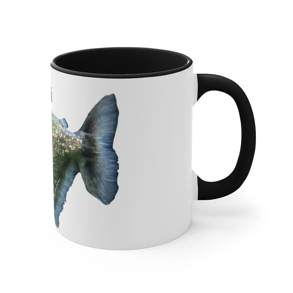 Glitter Green Fish Accent Mug