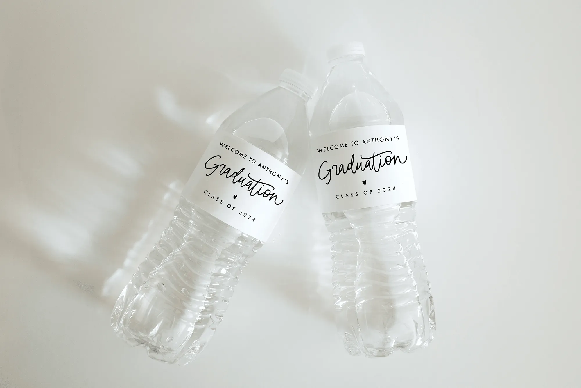 Graduation Party Water Bottle Labels