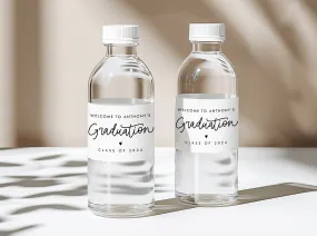 Graduation Party Water Bottle Labels