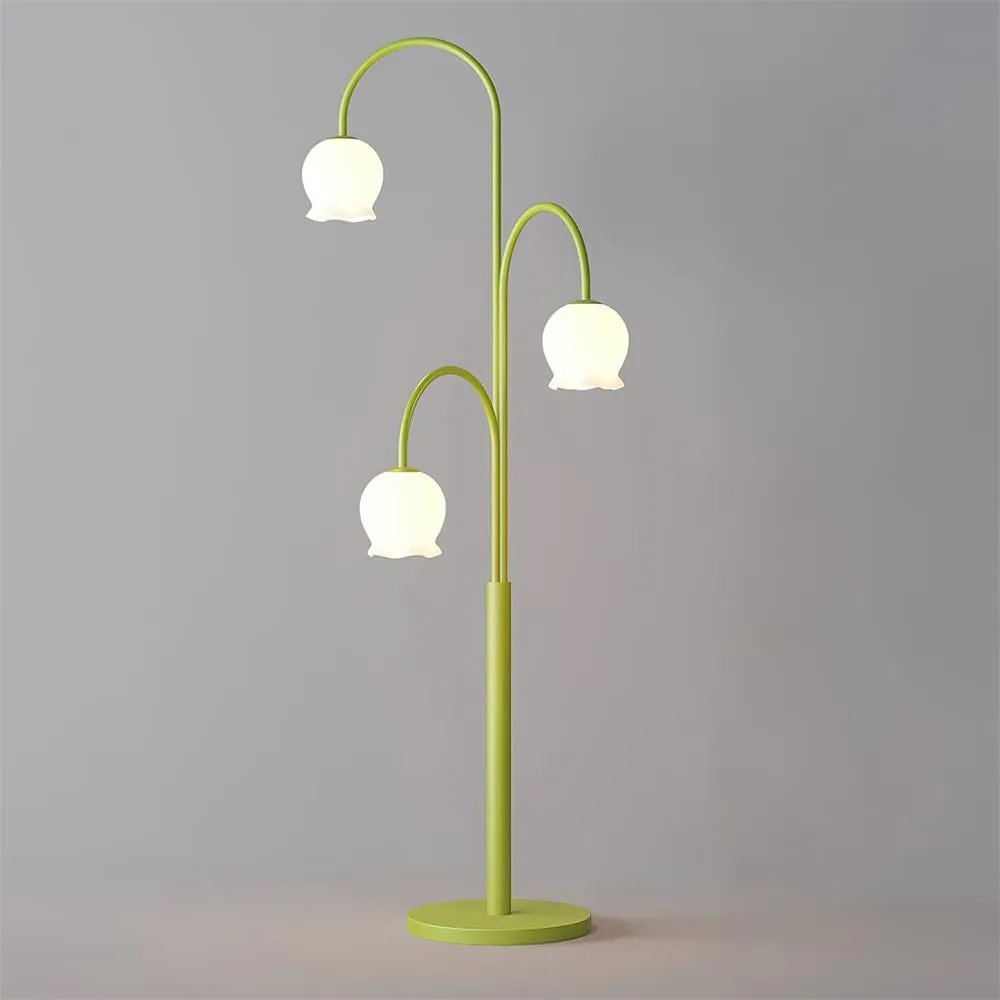 Green Jenavive Floor Lamp