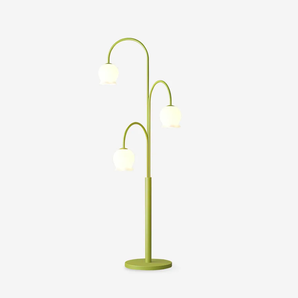 Green Jenavive Floor Lamp