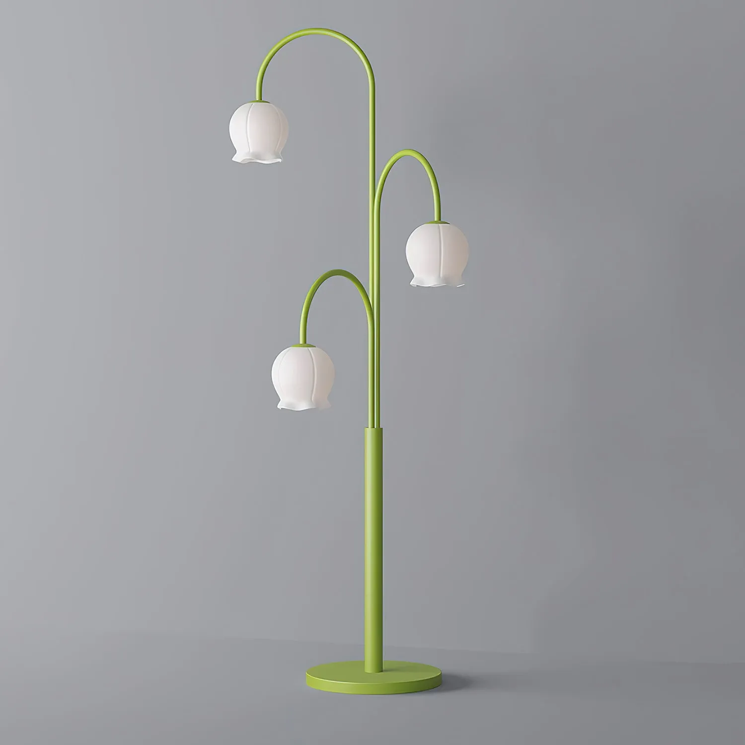 Green Jenavive Floor Lamp