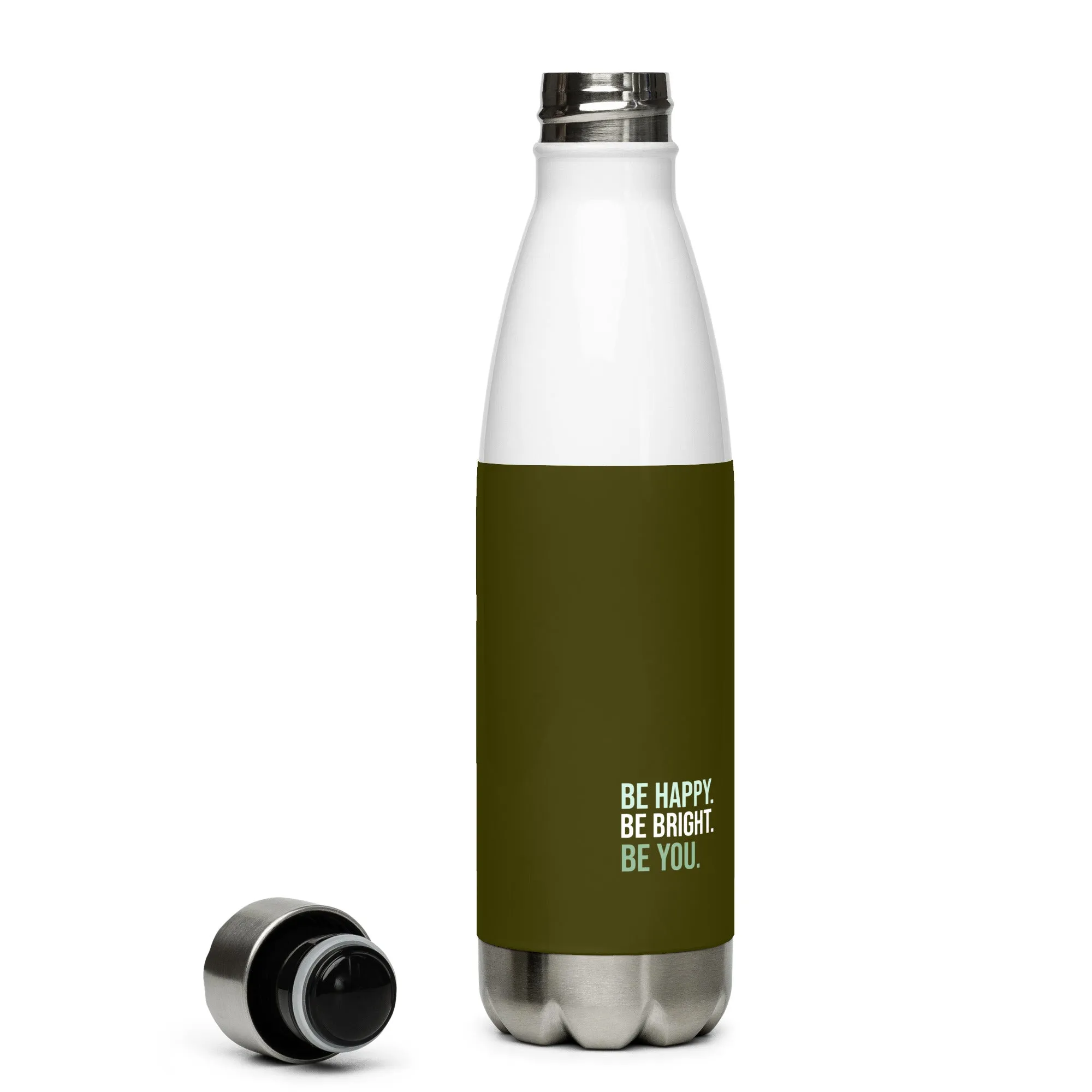 Green Stainless Steel Water Bottle