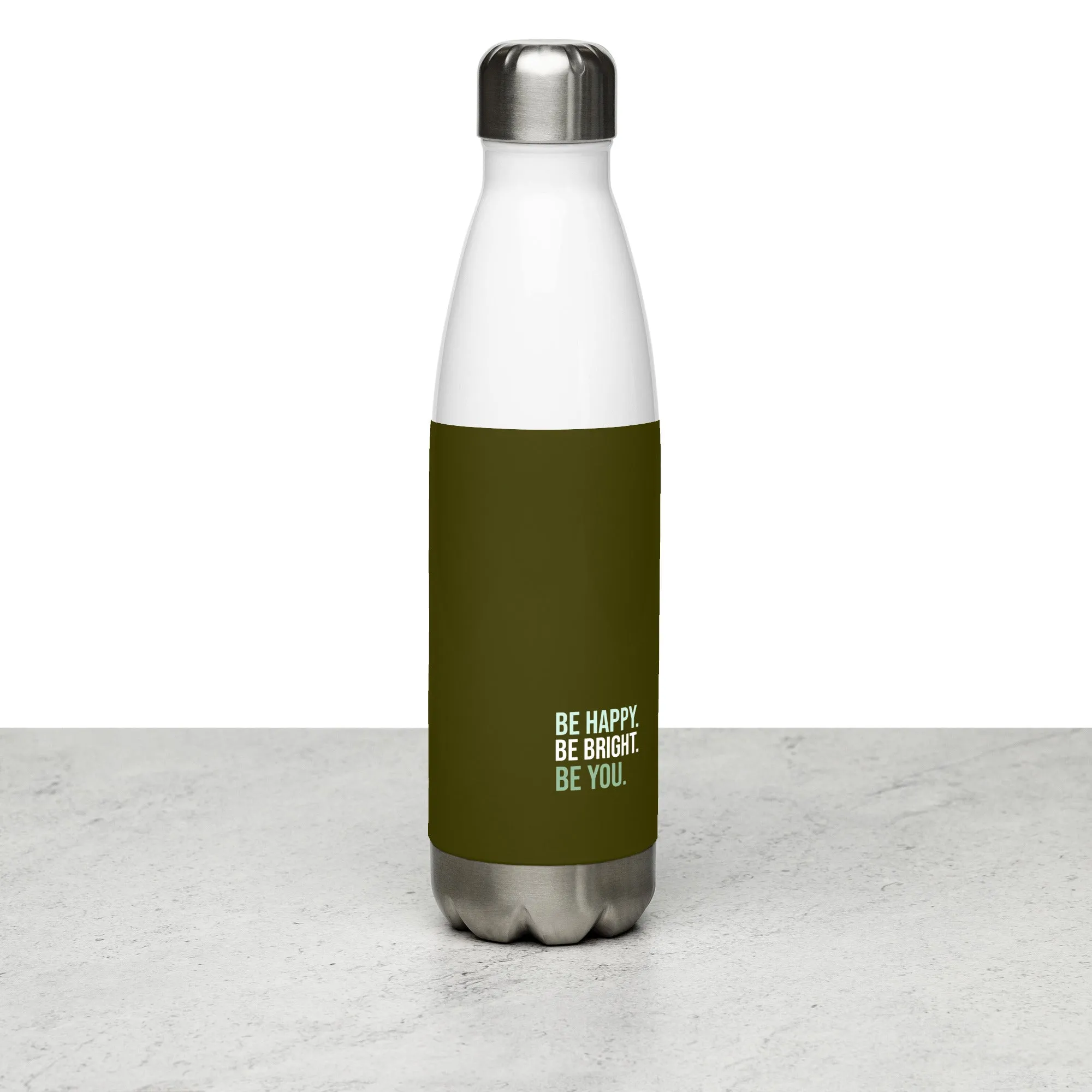 Green Stainless Steel Water Bottle