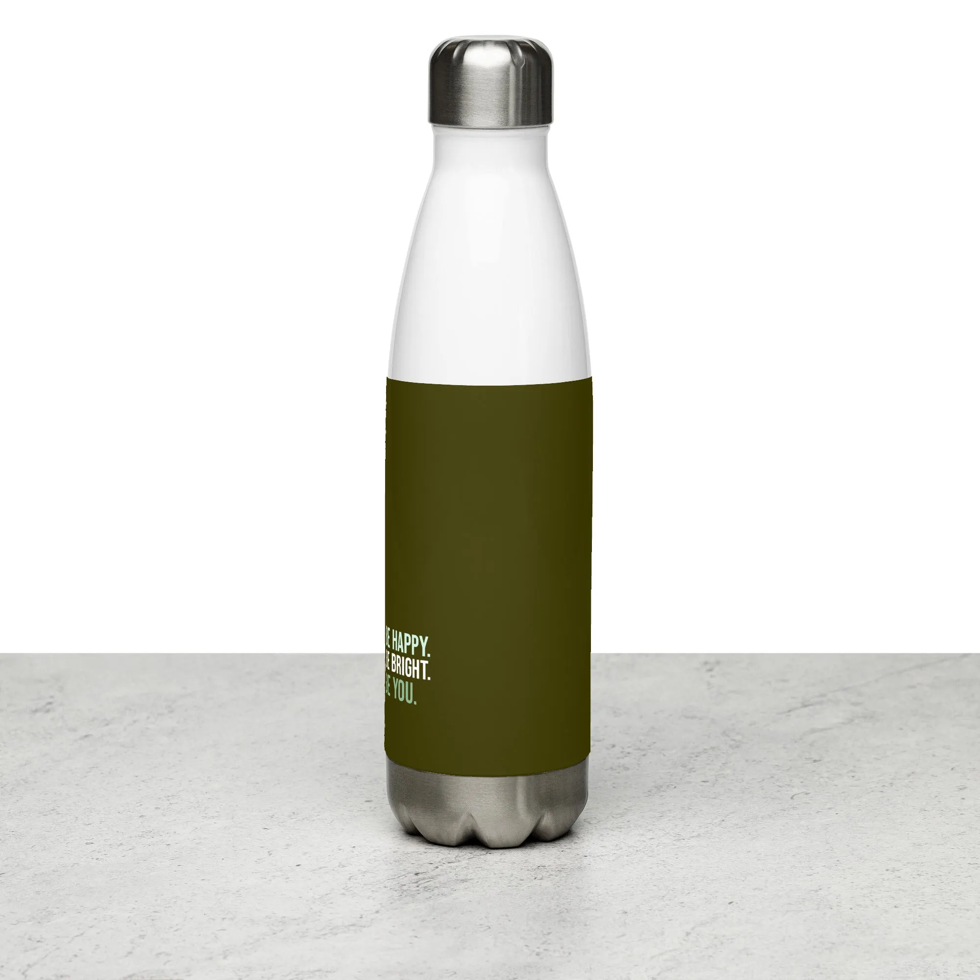 Green Stainless Steel Water Bottle