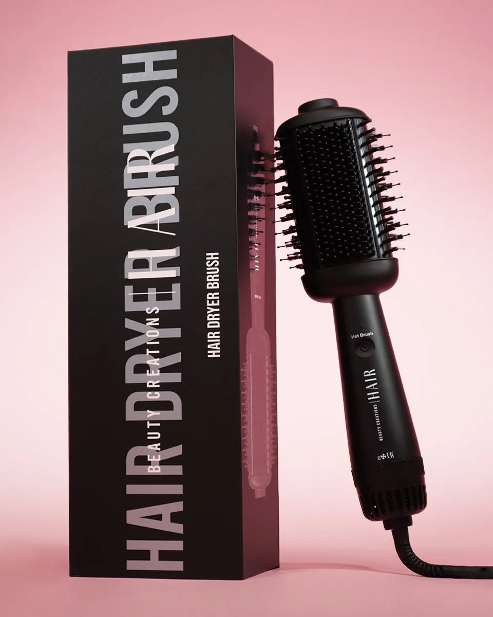 Hair Blow Drying Brush  (Black)