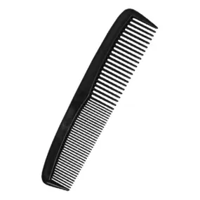 Hair Comb, 5" Individually Wrapped, Black, 144 ct