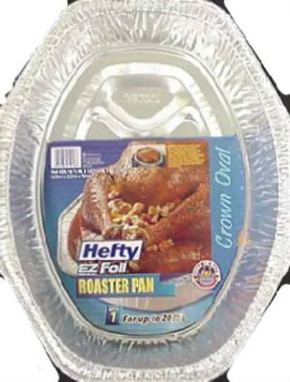 Hefty® 00Z11918 EZ Foil® Roaster, Oval Shape, Large