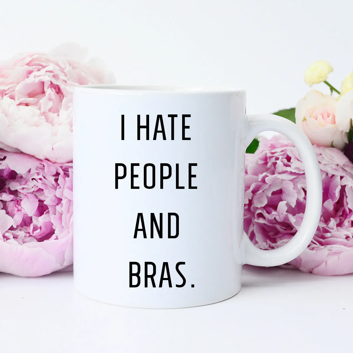 I hate People and Bras Mug