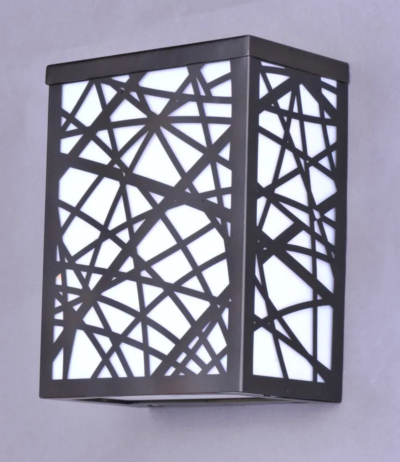 Inca 6" 2 Light Outdoor Wall Mount in Bronze