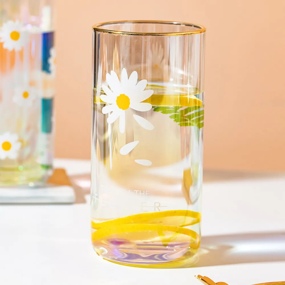 Iridescent Flower Glasses