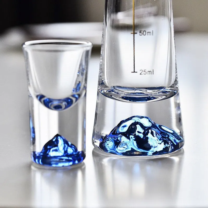 Japan Style Lead-Free Mountain Glass Set