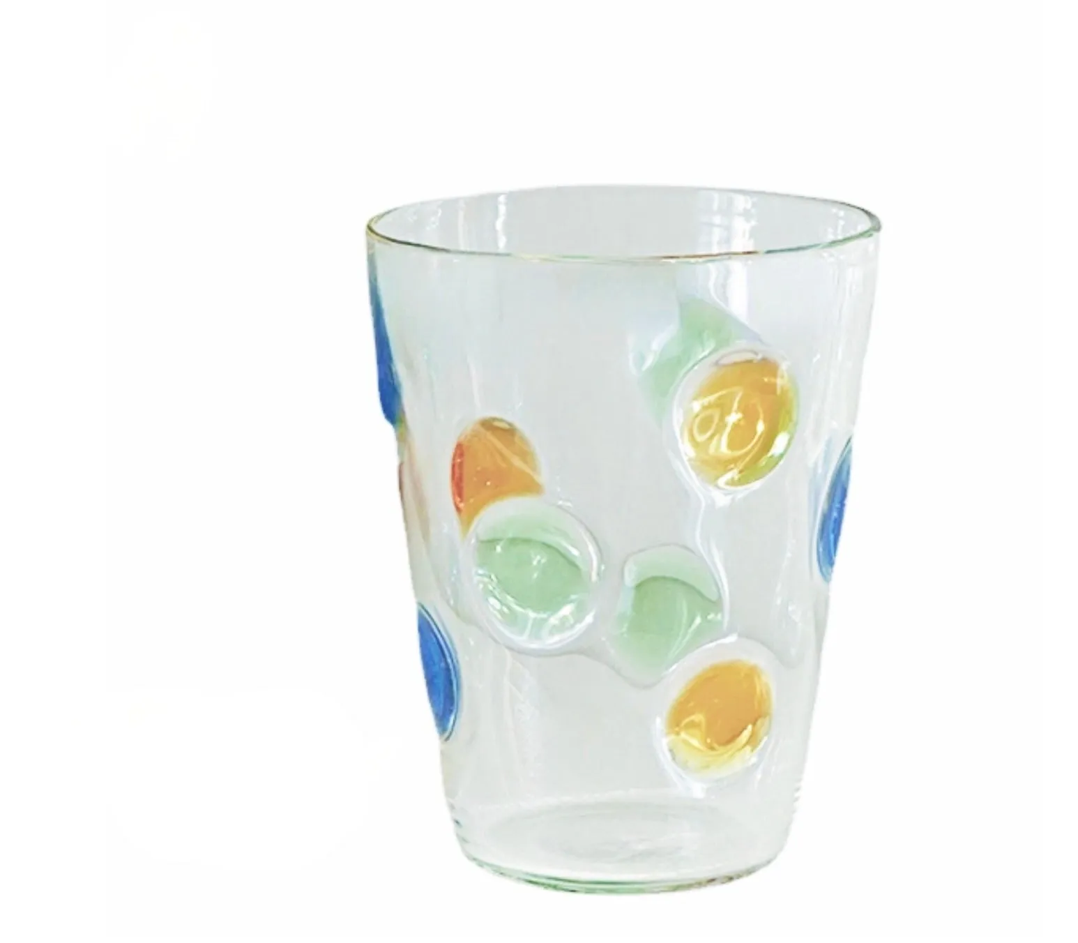 Jewel Dots Glass Cup