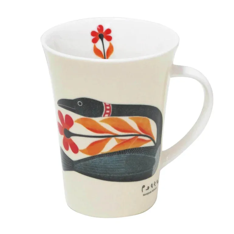 Kenojuak Ashevak Floral Passage Porcelain Mug