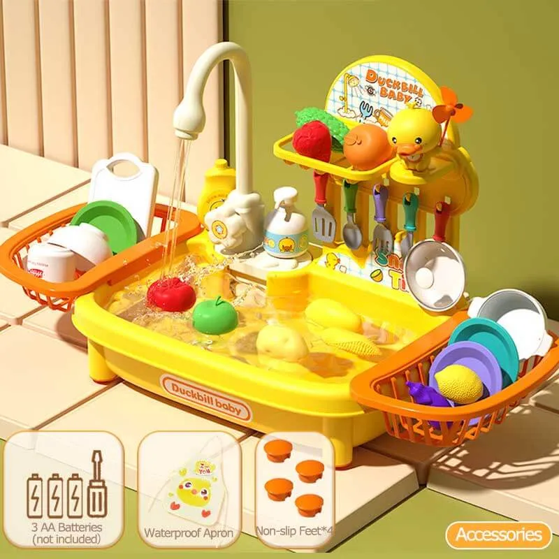 Kids Role Play Dishwasher Toy