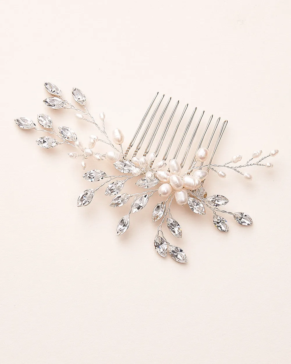 Lillian Pearl & Crystal Comb