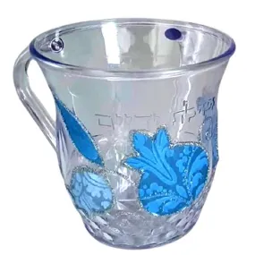 Lily Art - 1950- acrylic washing cup designed 13 c"m