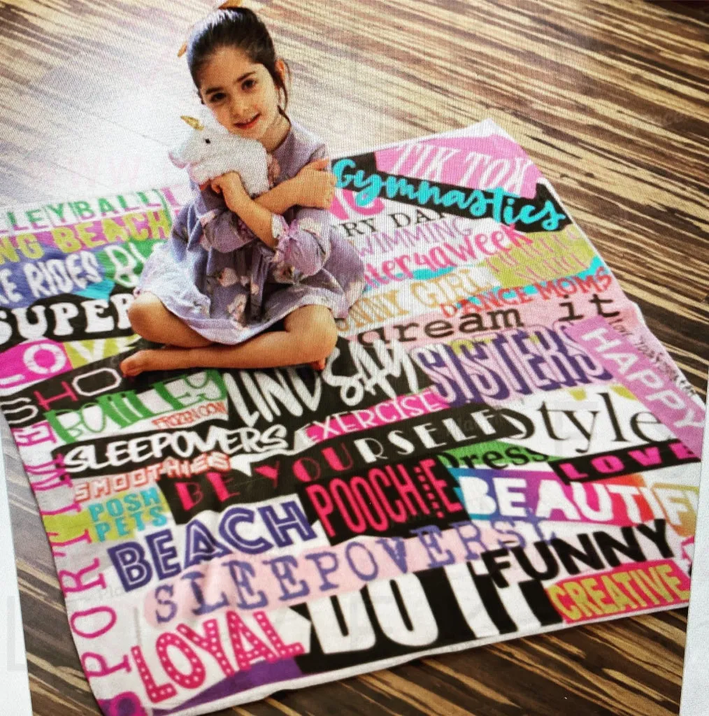 Magazine Poster All About ME Fleece Blanket