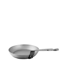 Mauviel M'steel Carbon Steel Heavy Round Frying Pan Steel Handle, 12.5-in