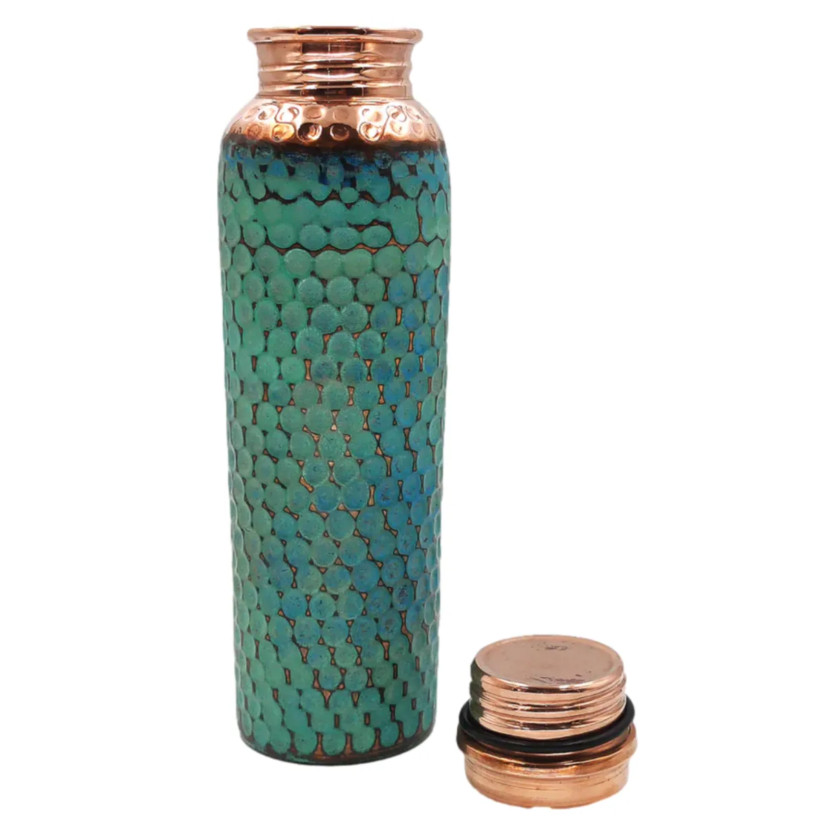 Mexican Copper 1 L / 33 oz. Water Bottle- Emerald