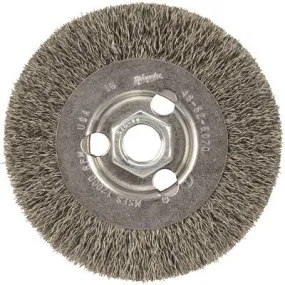 Milwaukee 4 Inch  Radial Crimped Wheel Carbon Steel