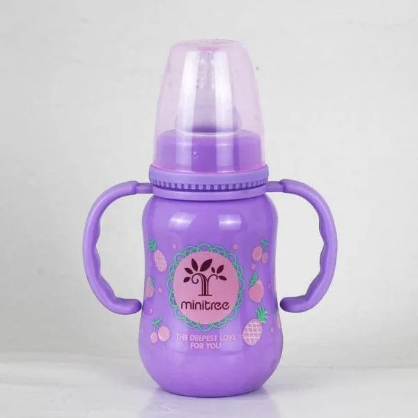 MINITREE FEEDING BOTTLE WITH HANDLE 3M  150ML ZR-650A1