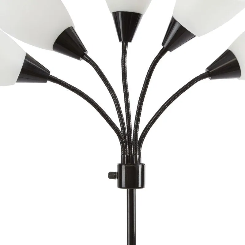 Modern 5-Light Metal Floor Lamp