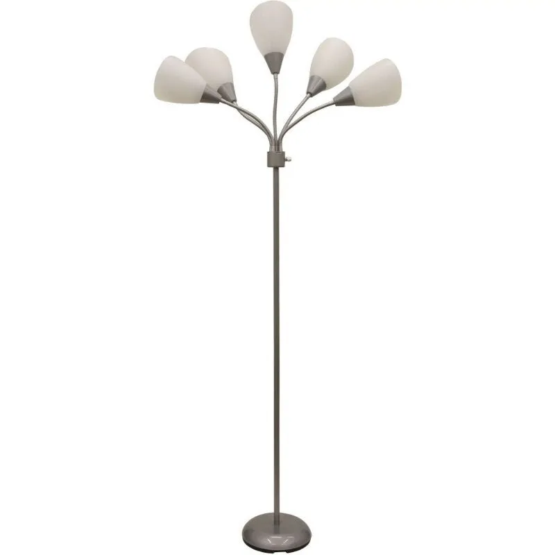 Modern 5-Light Metal Floor Lamp