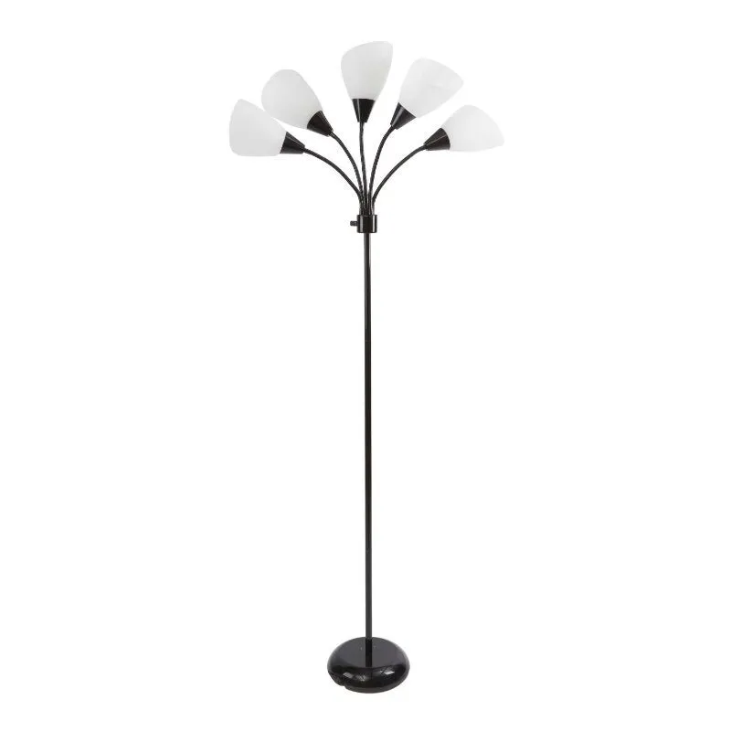 Modern 5-Light Metal Floor Lamp