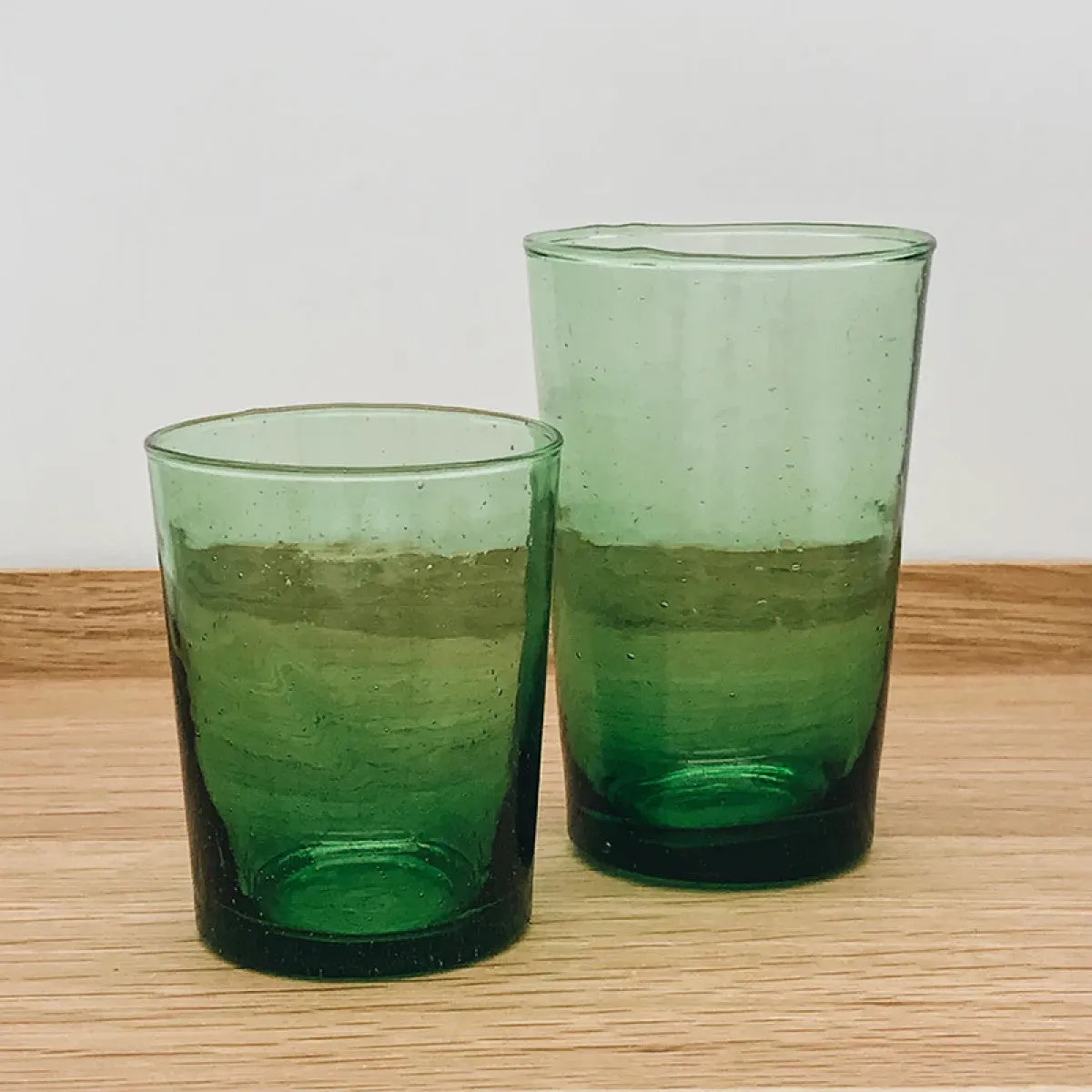 MOROCCAN BELDI GLASS | GREEN 350ml