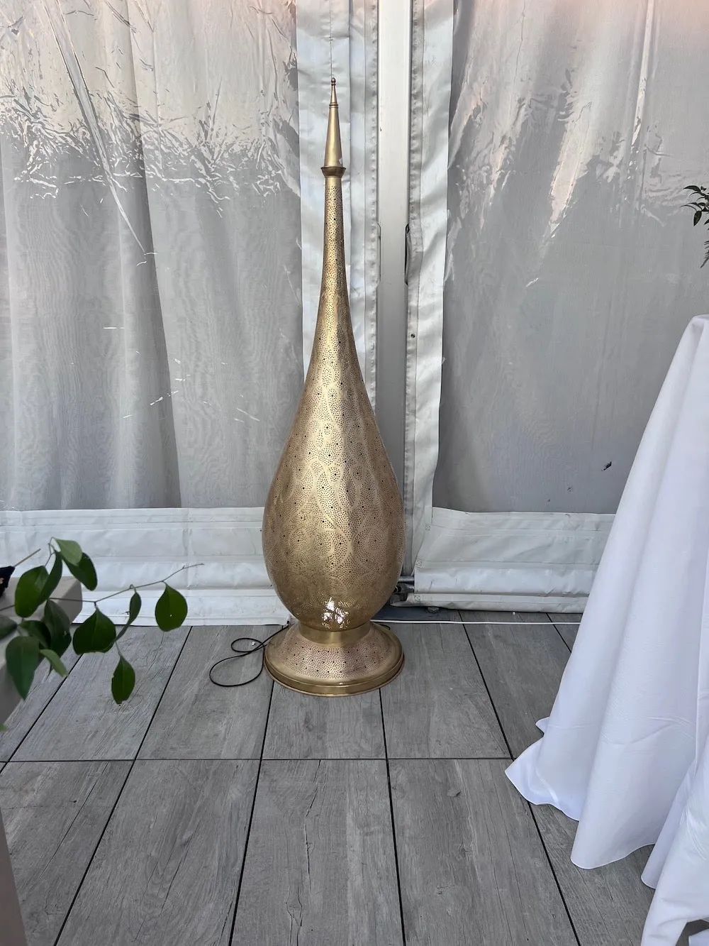 Moroccan Brass Lamp