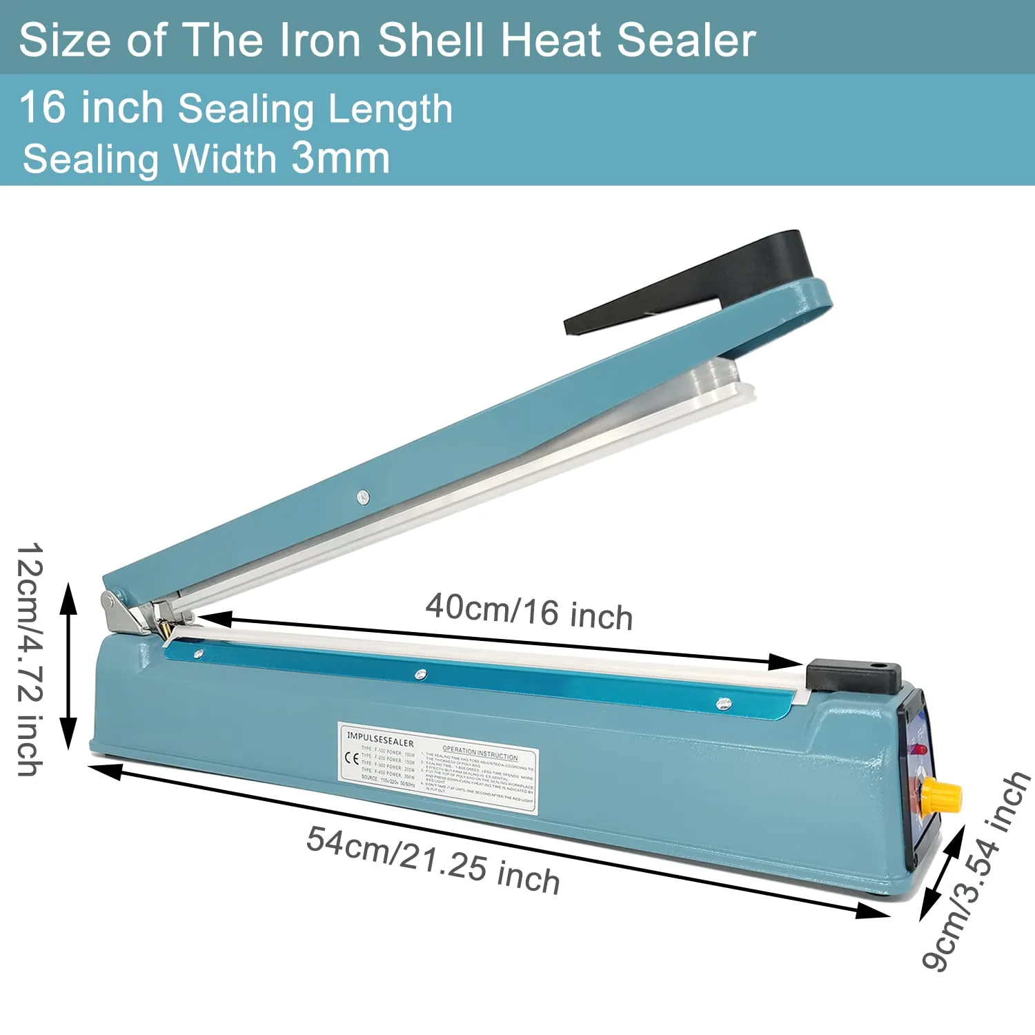 Mylar Outlet 16" Impulse Sealer