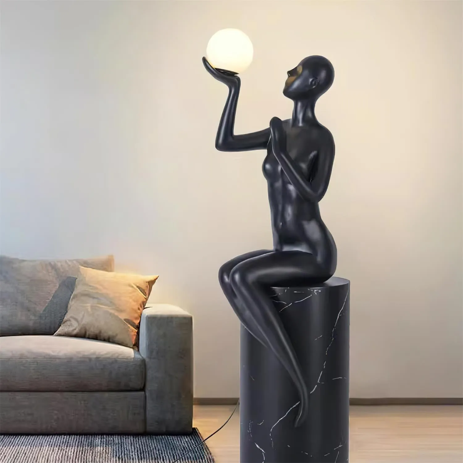 Myron Sculpture Floor Lamp