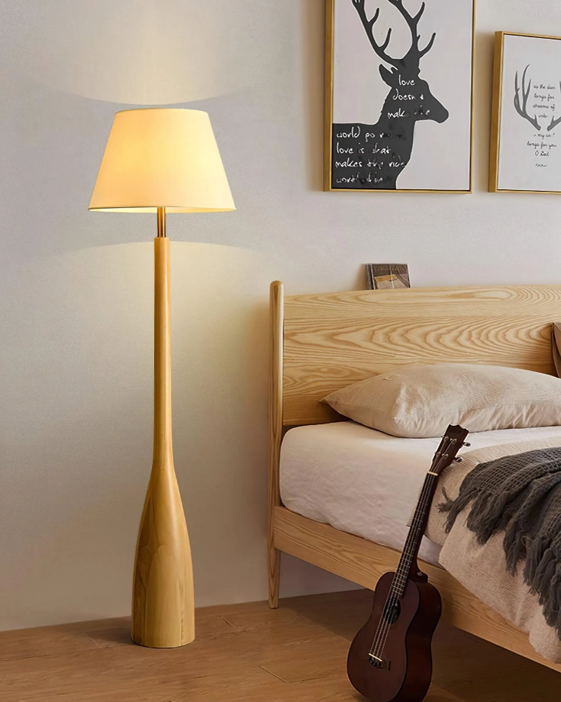 Nora Wood Floor Lamp