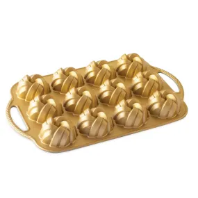 NordicWare Gold Braided Mini Bundt Pan