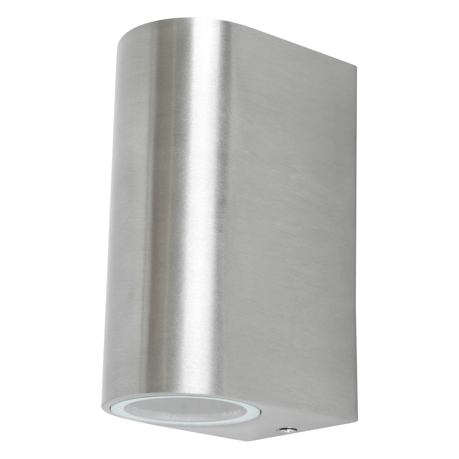 Orb Polished Aluminium Up and Down Outdoor Wall Light