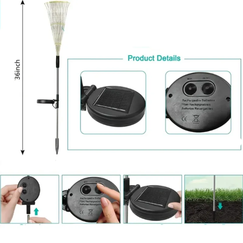 Outdoor LED Solar Landscape Lighting