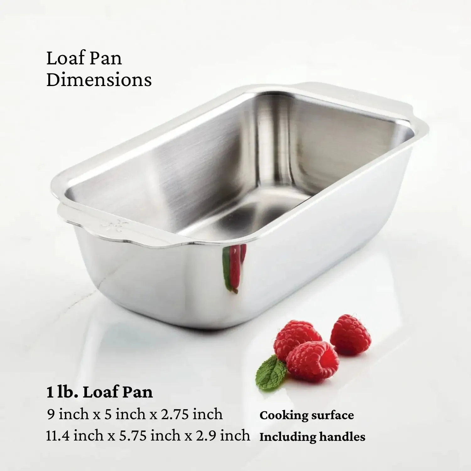 OvenBond Tri-ply Stainless Steel 1-Pound Loaf Pan