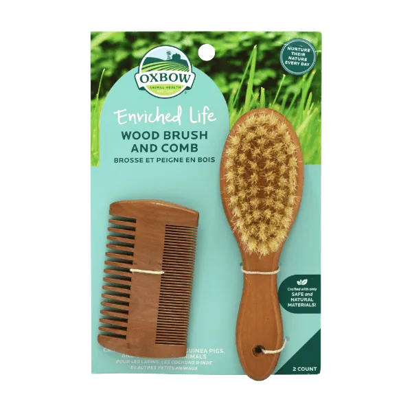 Oxbow Enriched Life - Wood Brush & Comb