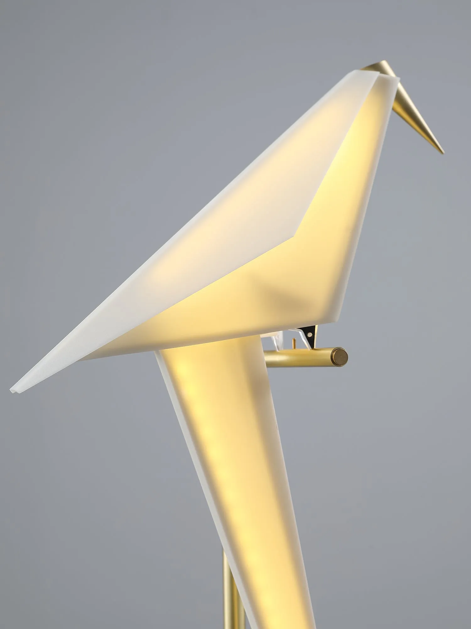 Paper Crane Bird Floor Lamp